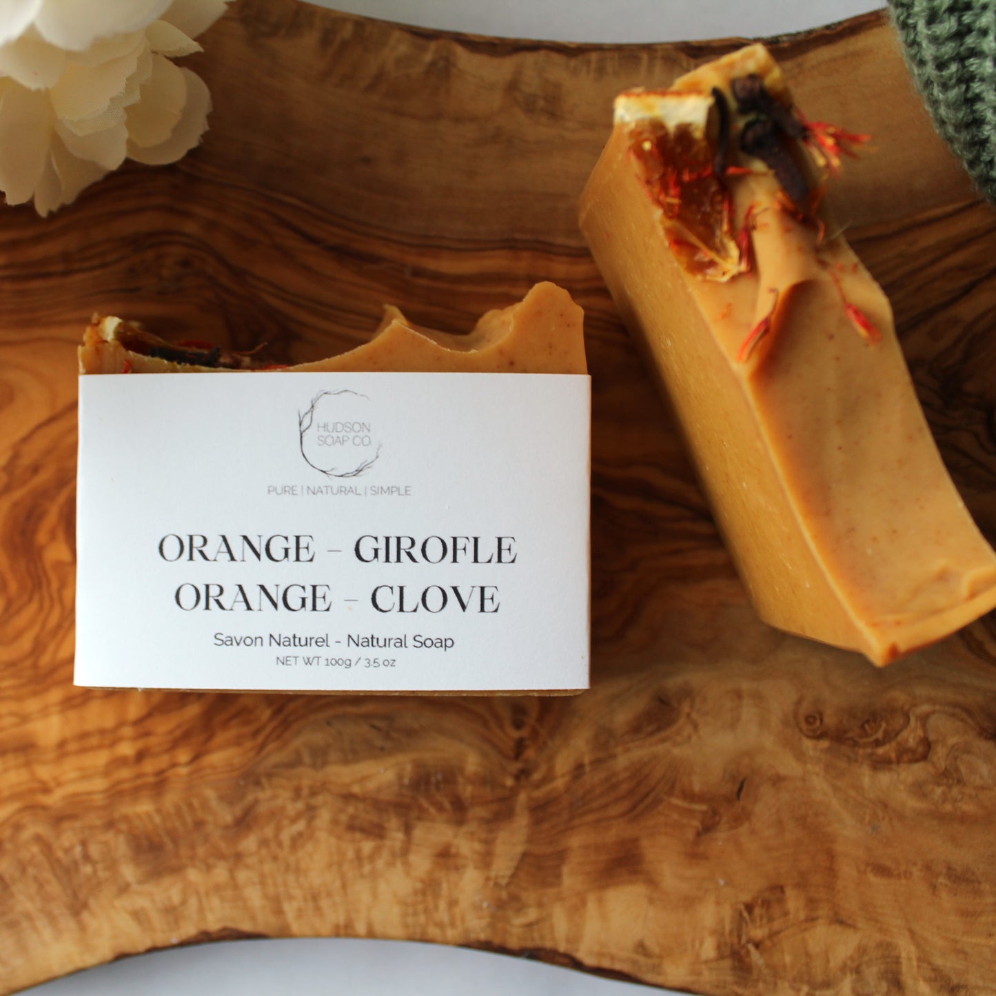 ORANGE + CLOVE | natural soap
