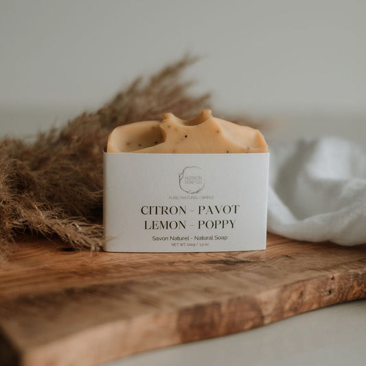 LEMON + POPPY | natural soap