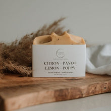 Load image into Gallery viewer, LEMON + POPPY | natural soap