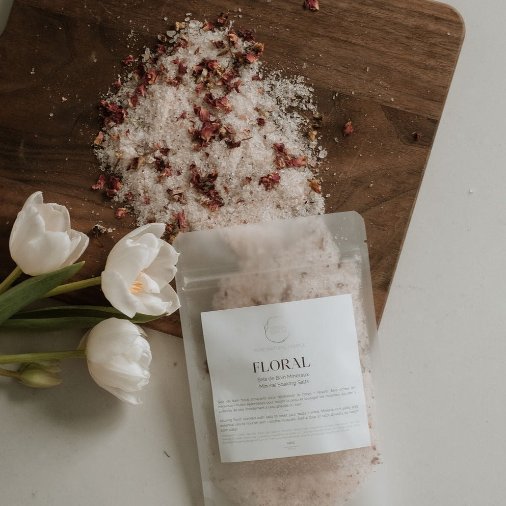 FLORAL | soaking salts