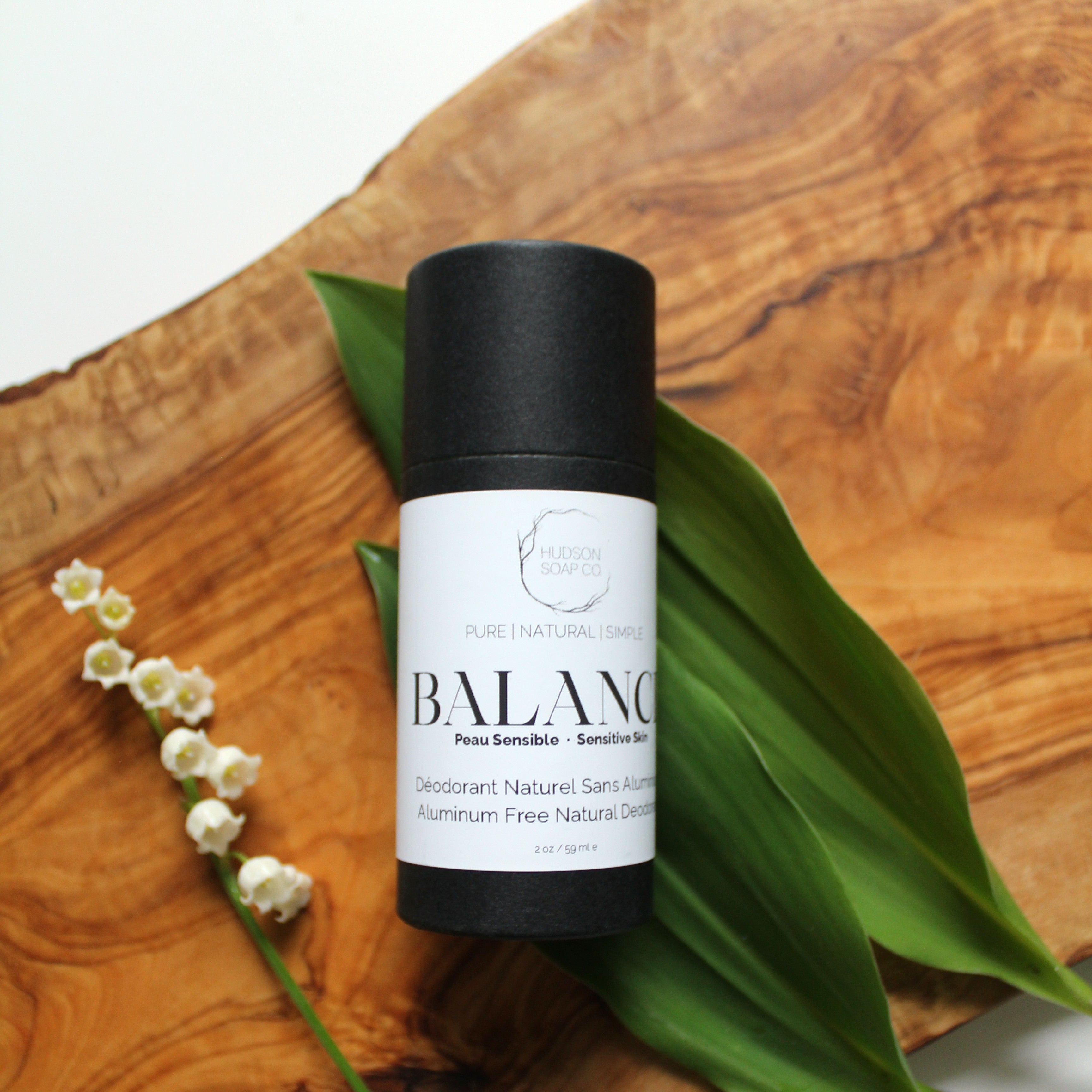 BALANCE | sensitive skin natural deodorant – Hudson Soap Co.