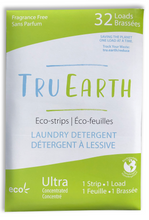 Load image into Gallery viewer, Tru Earth Eco-strips Laundry Detergent (Fragrance-free) - 32 Loads