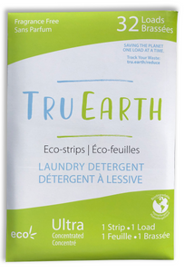 Détergent à lessive Tru Earth Eco-strips (sans parfum) - 32 brassées